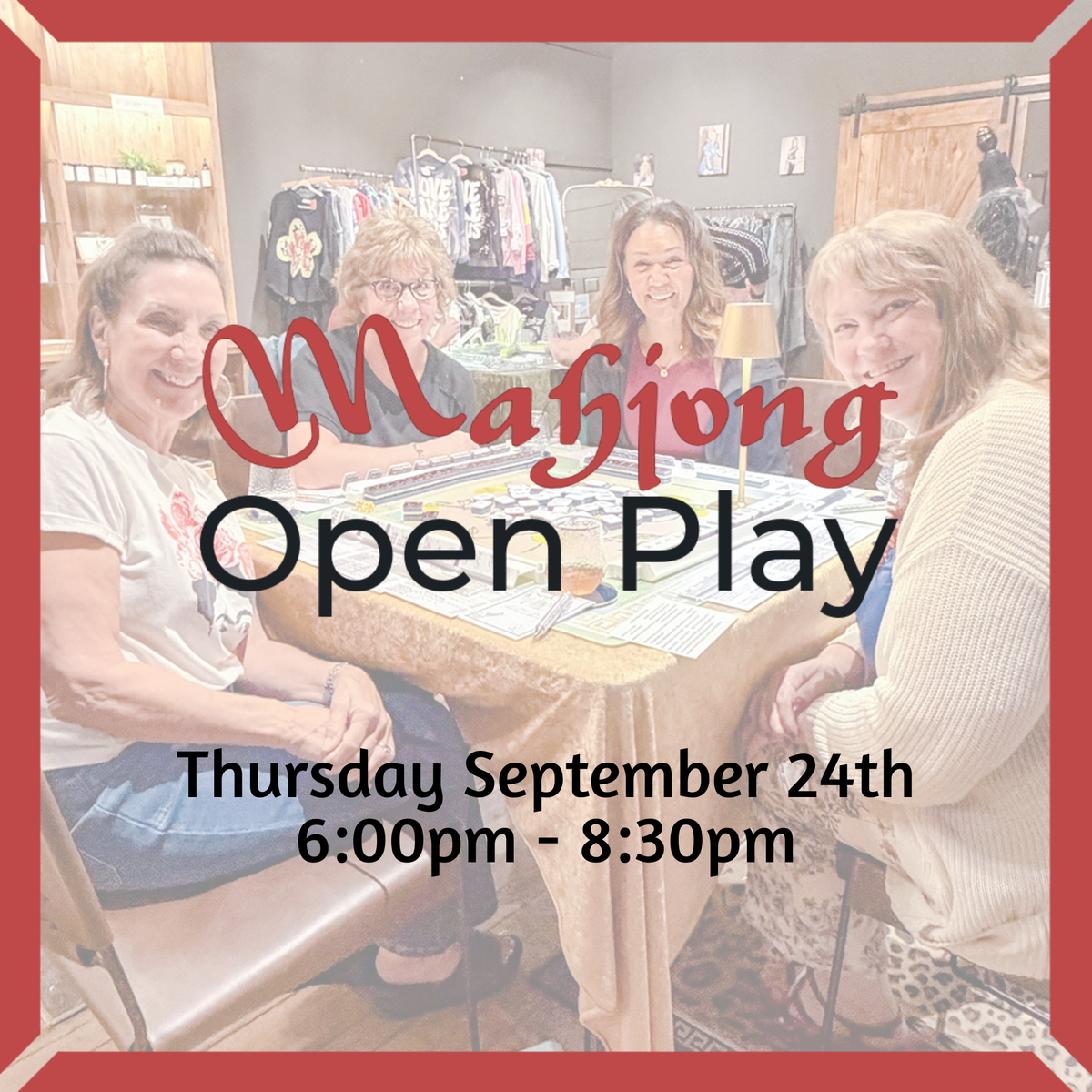 September 24th Open Play