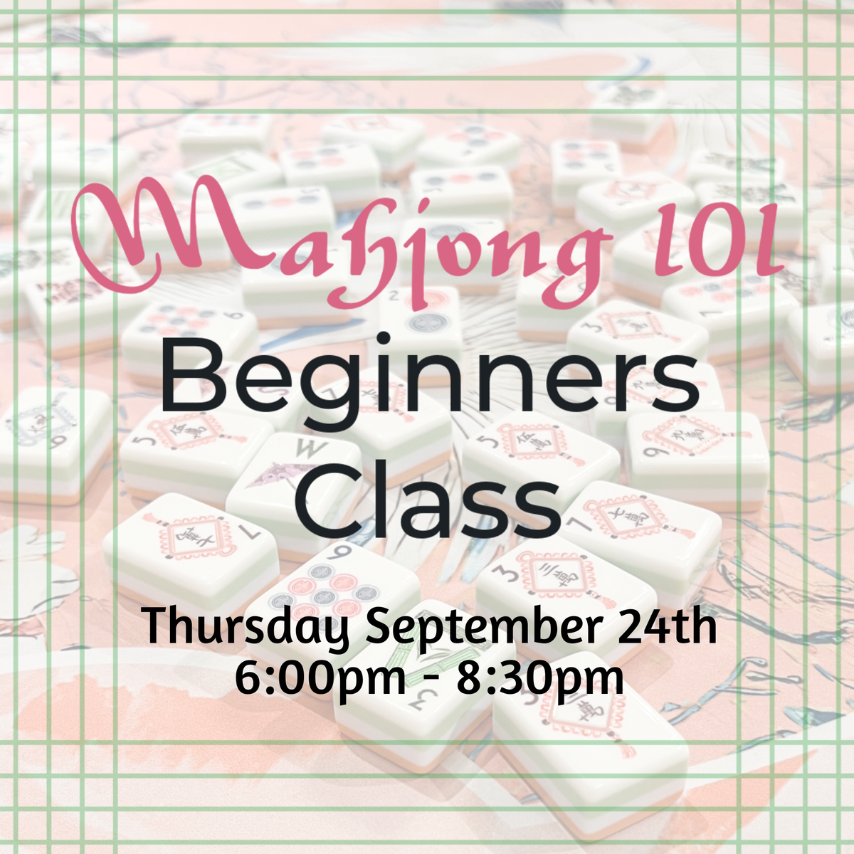 September 24th Beginners Class